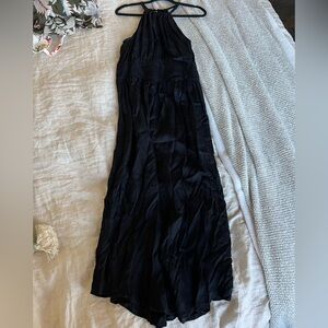 Tommy Bahama Black Halter Maxi Dress